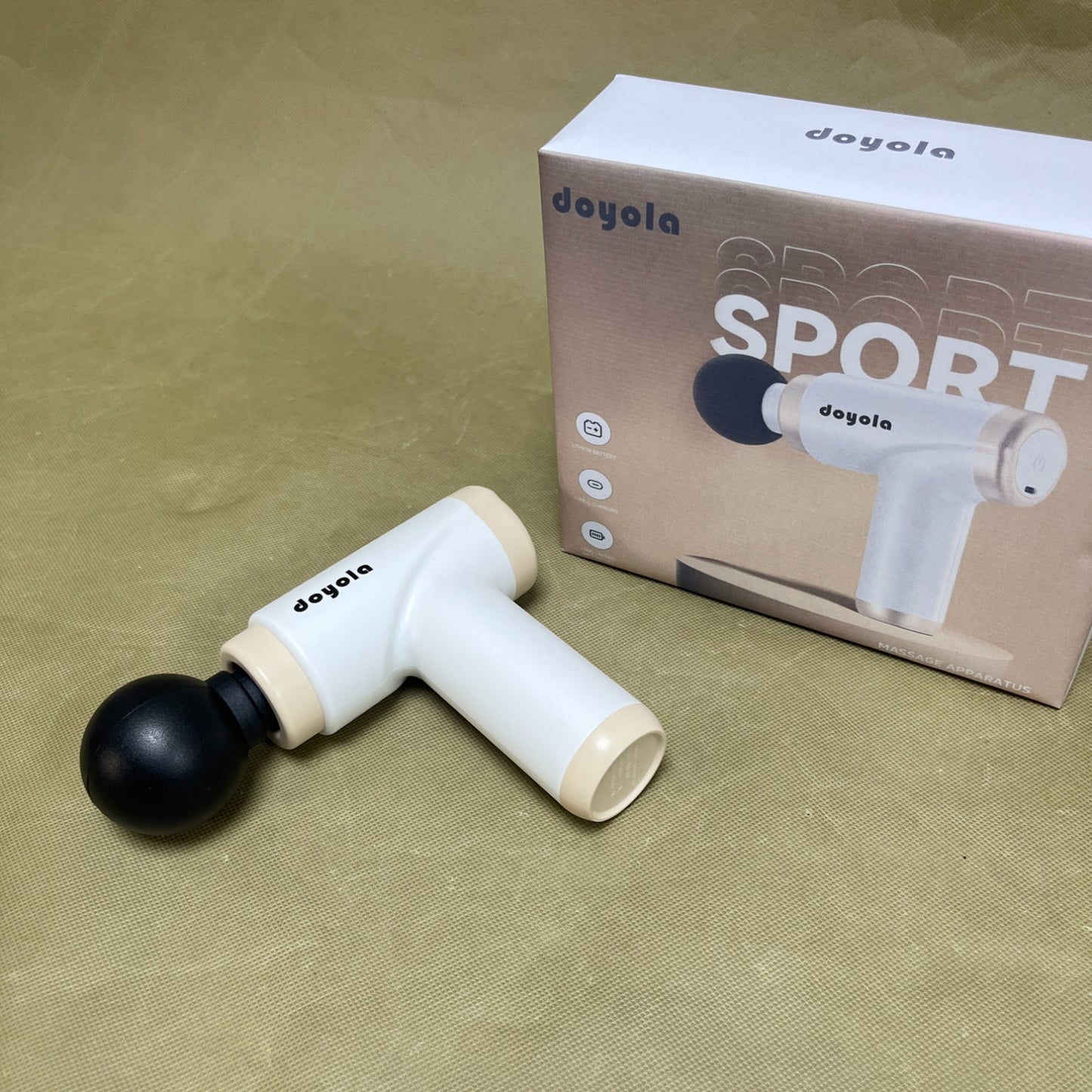 DOYOLA   Massage apparatus, Muscle Massage Gun Deep Tissue Back Massager for Pain Relief,Handheld Electric Massager Tool