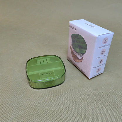 WOWFEX    Jewellery boxes,Mini Jewelry Travel Case,Traveling Jewelry Organizer, for Collecting Small Items, Beads, Jewelry,Earrings, Necklaces