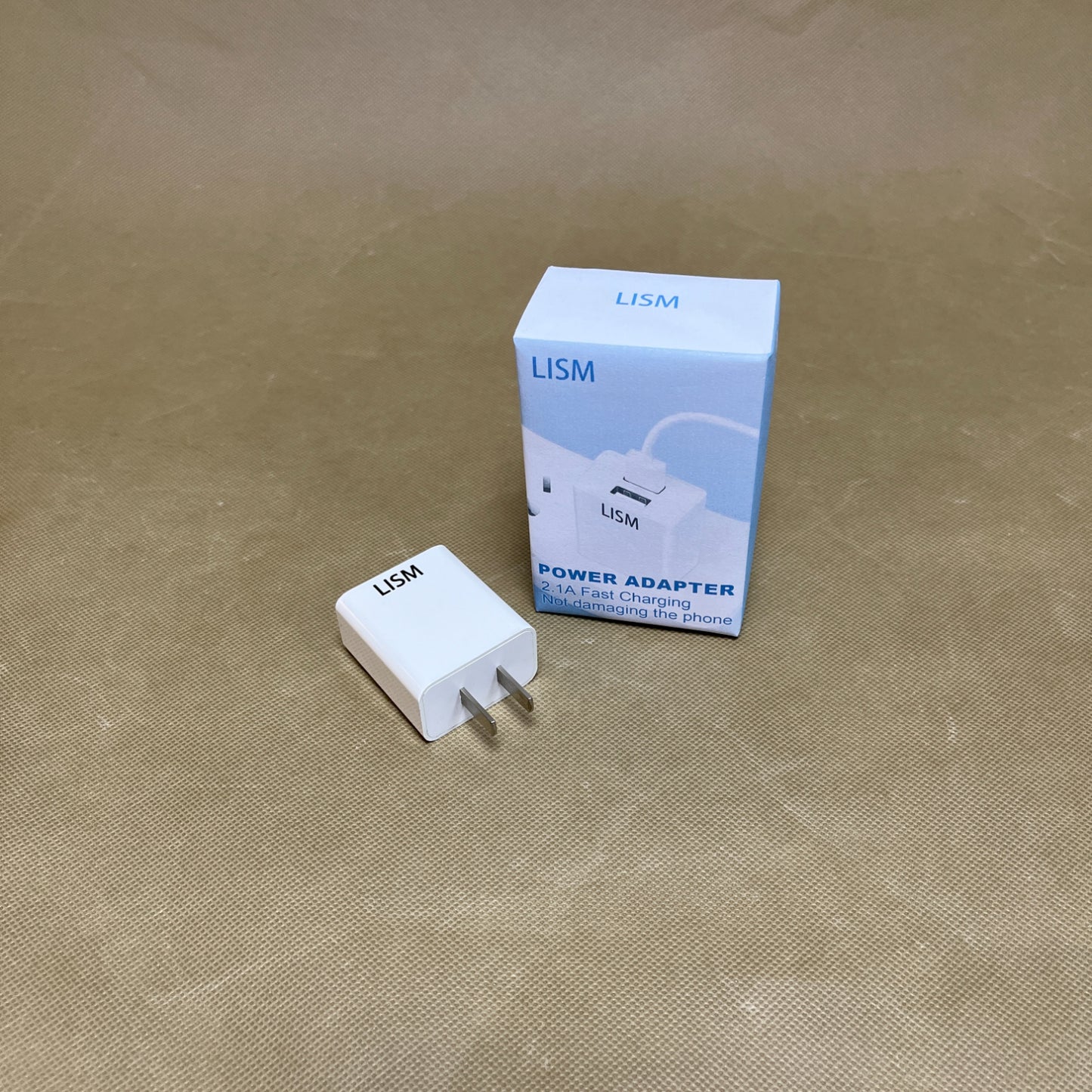 LISM  Power adapters,USB Wall Charger,  Dual Port USB Cube Power Adapter Wall Charger