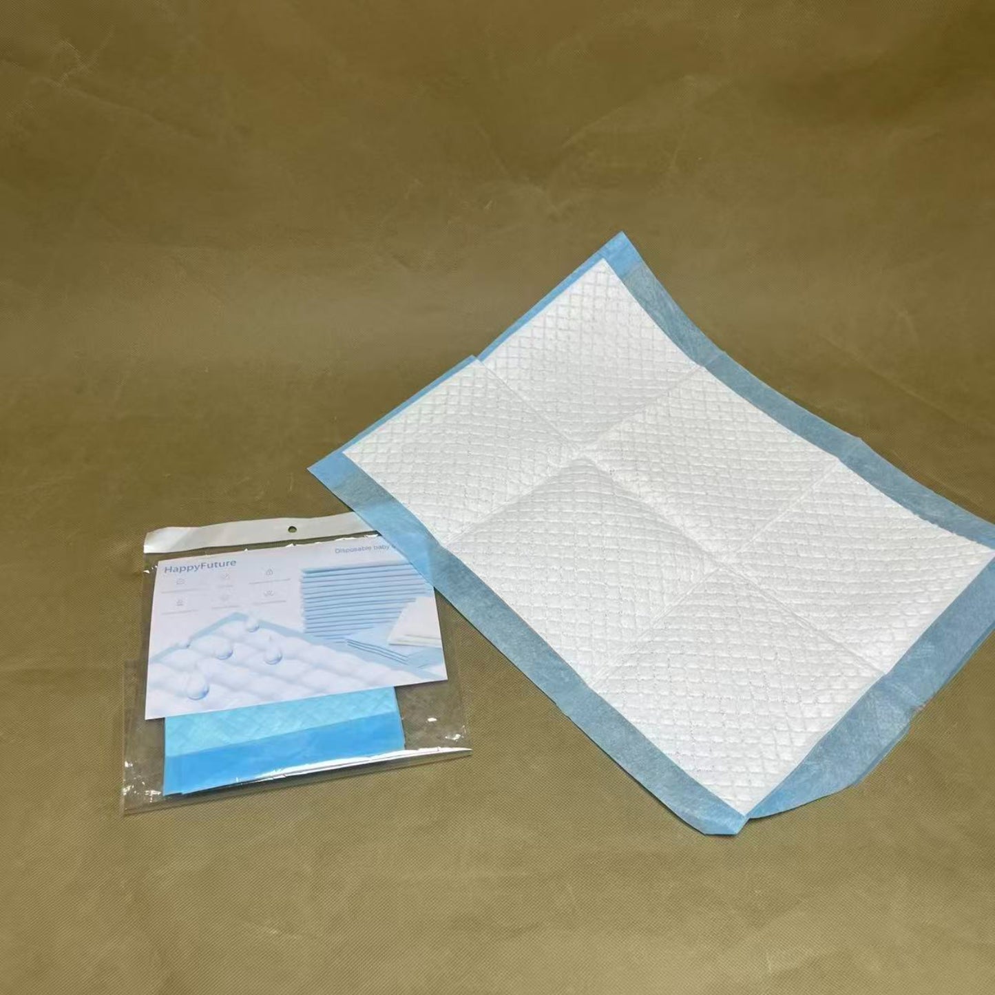 HappyFuture  Baby diapers,High Absorb Incontinence Changing Pad with Breathable, Waterproof