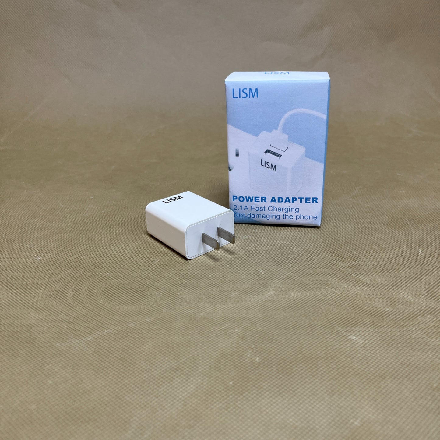 LISM  Power adapters,USB Wall Charger,  Dual Port USB Cube Power Adapter Wall Charger