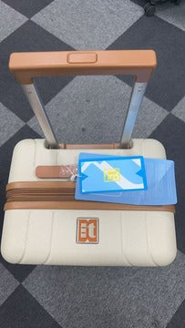 suitcase, Hardside Suitcase with Spinner Wheels, Lightweight ABS Hard Shell Checked Luggage