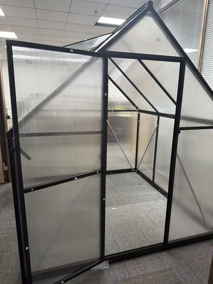 TerraNest Modular greenhouses not of metal,Transparent Panels Windows Door for Backyard Garden, Outside Walk in Plant Greenhouses