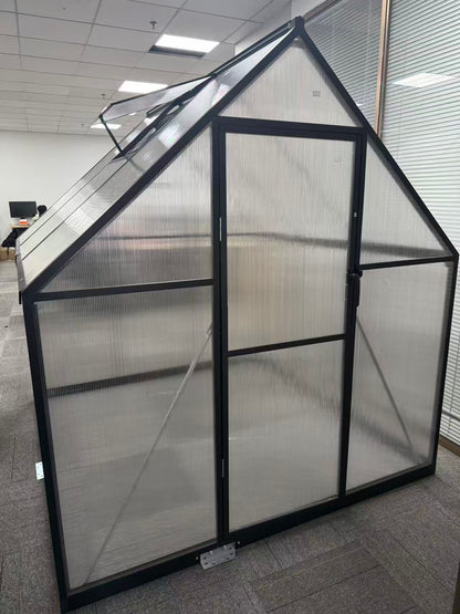 TerraNest Modular greenhouses not of metal,Transparent Panels Windows Door for Backyard Garden, Outside Walk in Plant Greenhouses