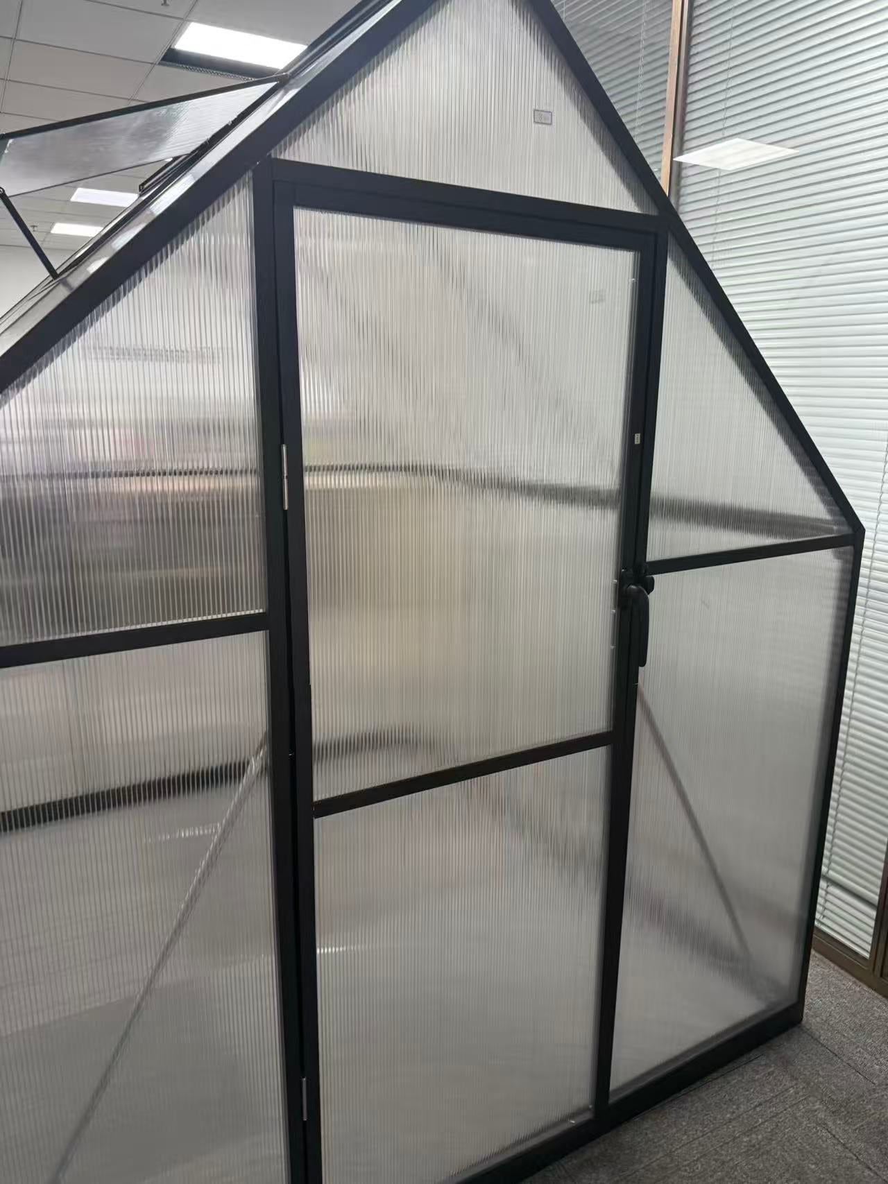 TerraNest Modular greenhouses not of metal,Transparent Panels Windows Door for Backyard Garden, Outside Walk in Plant Greenhouses