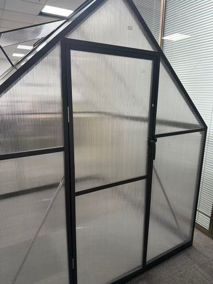 TerraNest Modular greenhouses not of metal,Transparent Panels Windows Door for Backyard Garden, Outside Walk in Plant Greenhouses