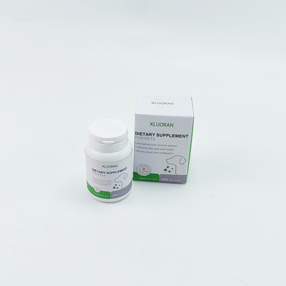 KLUORAN  Dietary supplements for pets,Dog Supplements & Vitamins, Vitamins for Skin and Coat Allergies, Probiotics