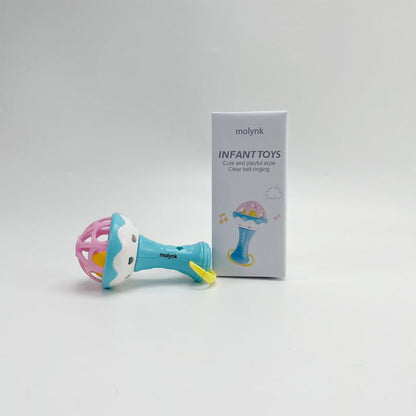 molynk  Infant toys ,  Infant Grab Shake Rattle, Easy Hold Sensory Teether, Babies Development Learning Music Toy