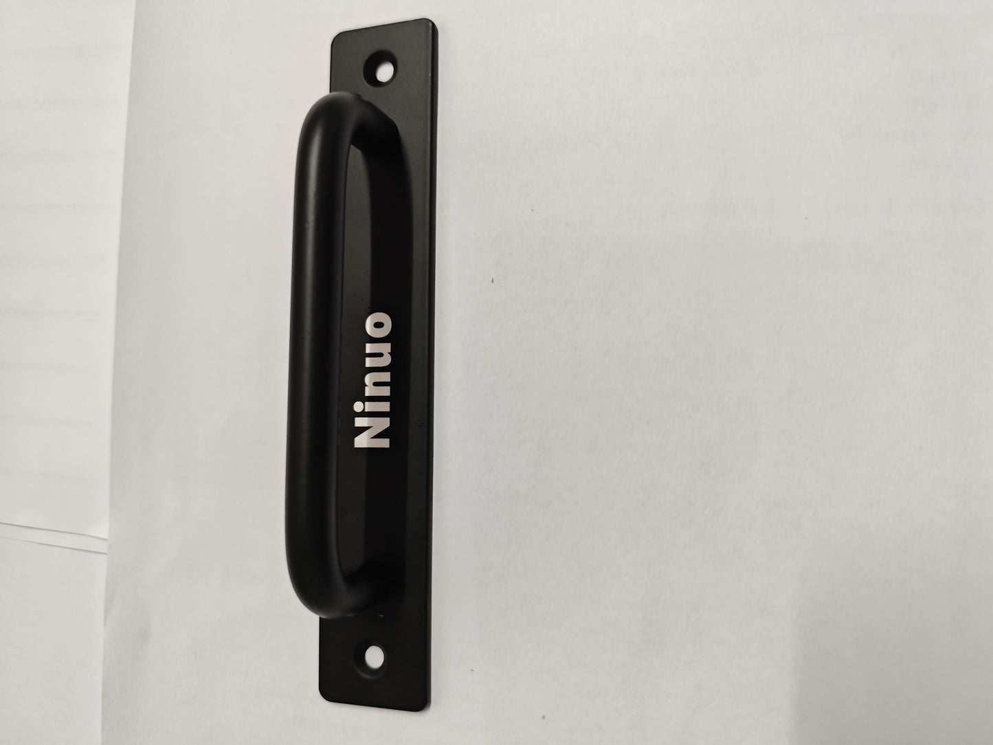 Ninuo  Hardware Handle , Aluminium Alloy Door Pull Handle for Sliding Barn Door Gate Cabinet Closet Drawer Garage Shed, Black