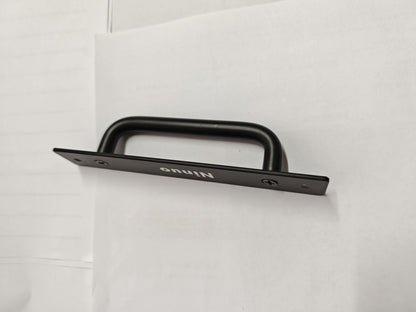 Ninuo  Hardware Handle , Aluminium Alloy Door Pull Handle for Sliding Barn Door Gate Cabinet Closet Drawer Garage Shed, Black