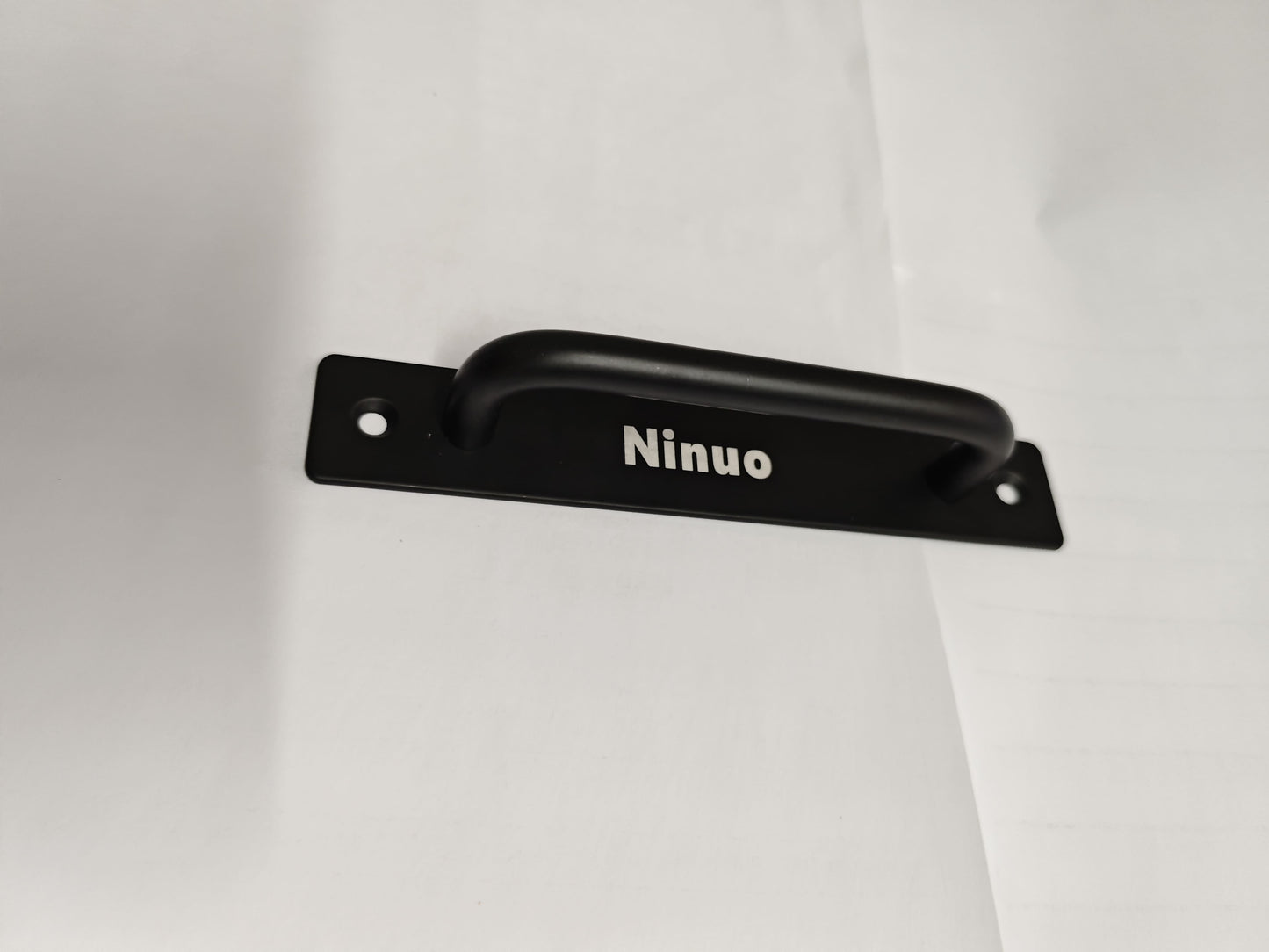 Ninuo  Hardware Handle , Aluminium Alloy Door Pull Handle for Sliding Barn Door Gate Cabinet Closet Drawer Garage Shed, Black