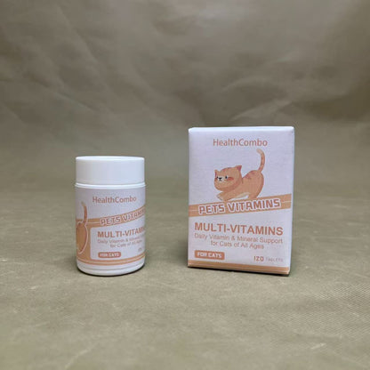 HealthCombo   Vitamins for pets, Cat Multivitamin,Cat Treats for Health,Immune, Joint Support