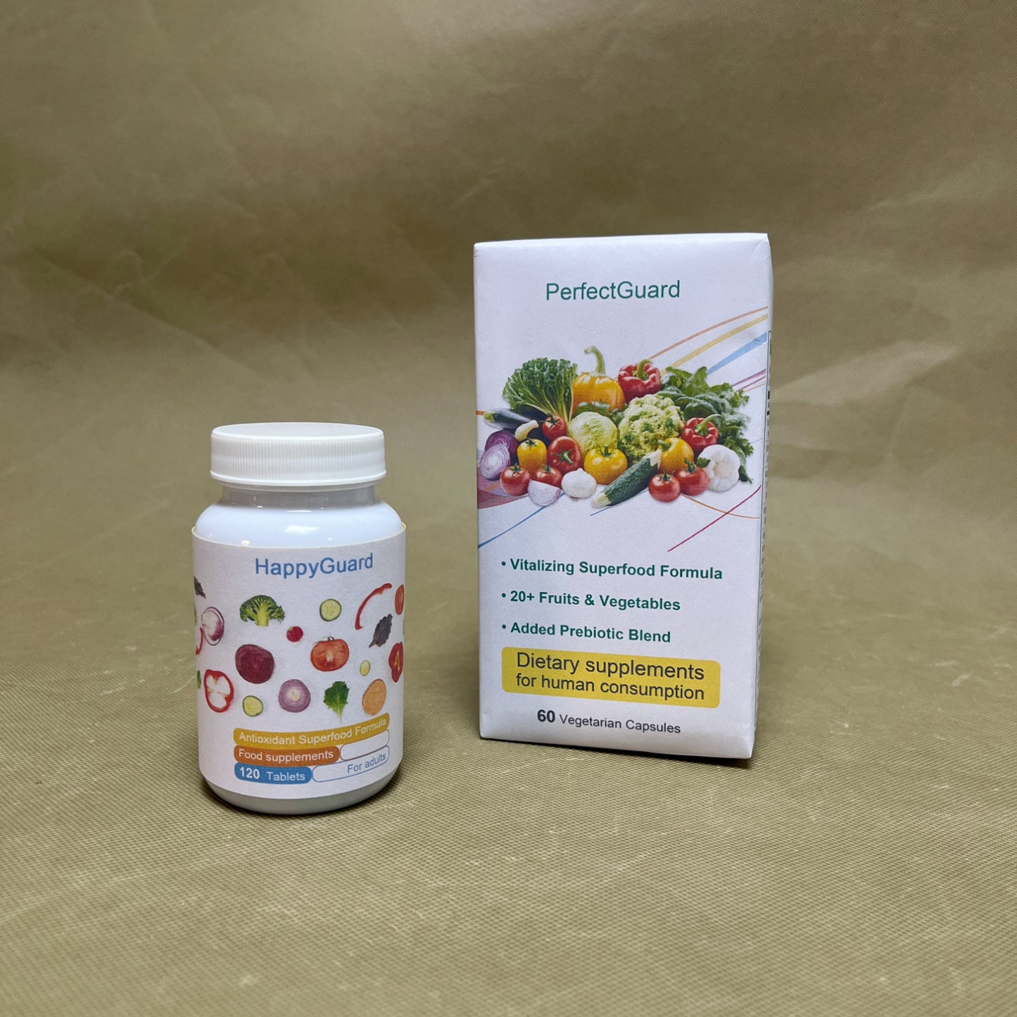 HappyGuard  Food supplements,Fruits & Veggies Supplement,Vegetables and Greens – Non-GMO, Gluten Free
