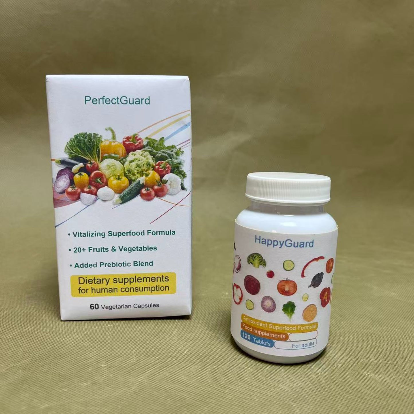 HappyGuard  Food supplements,Fruits & Veggies Supplement,Vegetables and Greens – Non-GMO, Gluten Free