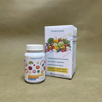 HappyGuard  Food supplements,Fruits & Veggies Supplement,Vegetables and Greens – Non-GMO, Gluten Free