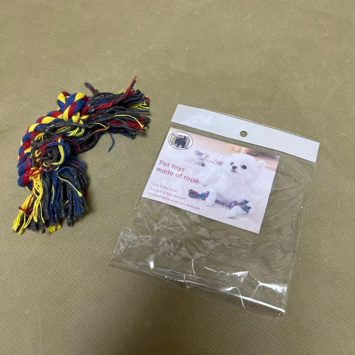Pet toys made of rope,Small Teething Pets , Dog Toy Rope, Dog Tug of War Toy, 100% Cotton