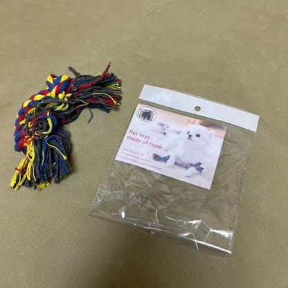 Pet toys made of rope,Small Teething Pets , Dog Toy Rope, Dog Tug of War Toy, 100% Cotton