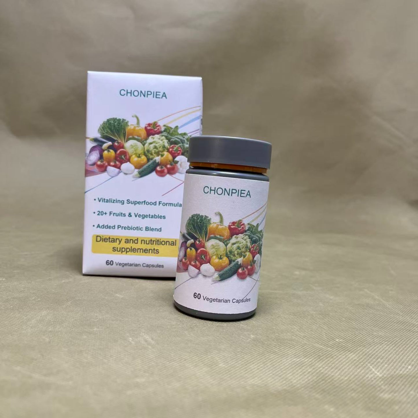 CHONPIEA  Dietary and nutritional supplements,Vita Fruits and Veggies Capsules, For men and women