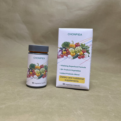 CHONPIEA  Dietary and nutritional supplements,Vita Fruits and Veggies Capsules, For men and women