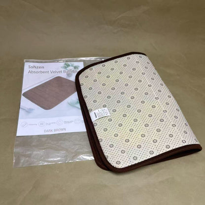 Sshzen  bath mats ,Non Slip Bath Mat Rug Fast Drying Soft Bathroom Shower Mats Rugs,for Bathroom Floor, Tub and Shower