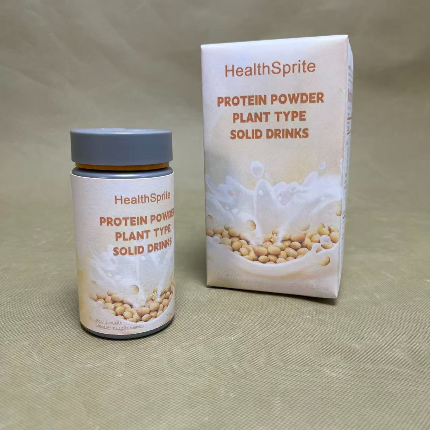 HealthSprite  Soy protein dietary supplements Vegan Protein Powder, Unflavored , Pure & Gluten Free