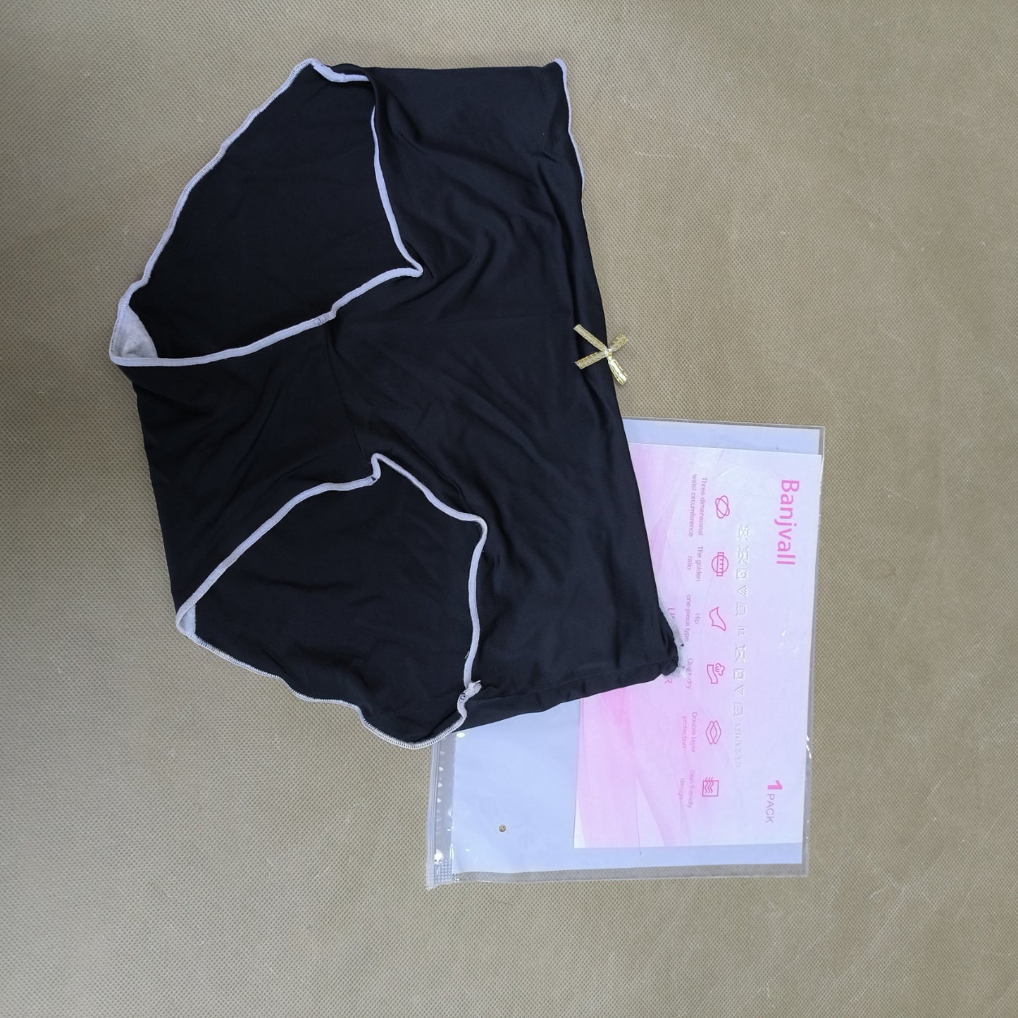 Banjvall Underwear , Women's Underwear, High-Cut Full Coverage Stretch Underwear for Women, Cool & Comfortable,Black