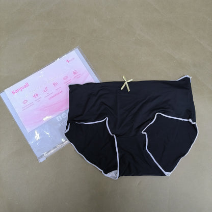 Banjvall Underwear , Women's Underwear, High-Cut Full Coverage Stretch Underwear for Women, Cool & Comfortable,Black