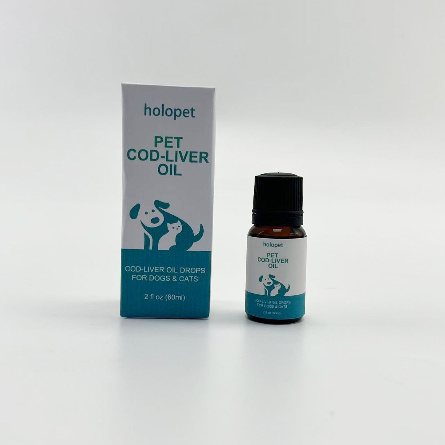 holopet   Cod-liver oil drops,Skin, Joint, Immune & Heart Health - Liquid Supplement