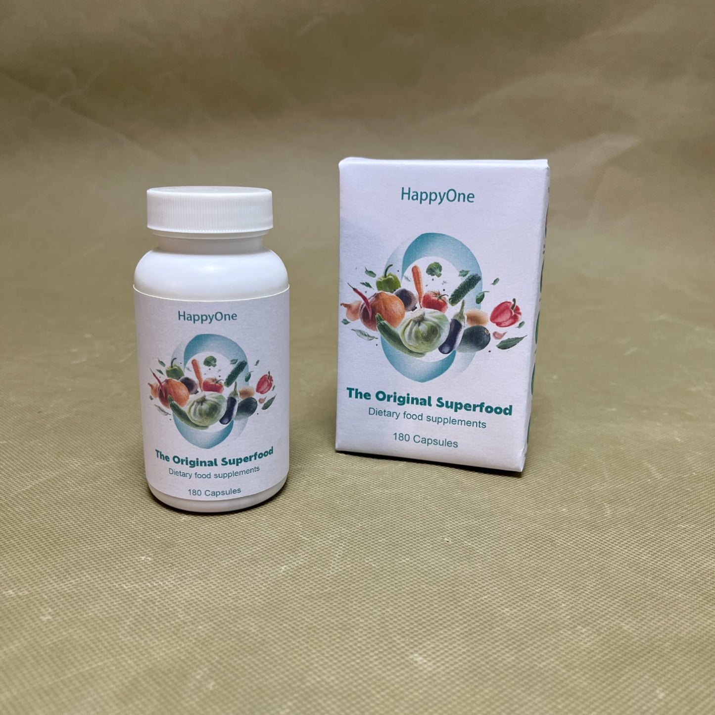HappyOne  Dietary food supplements, Veggies Supplements ,Vegetarian, Non-GMO and Gluten Free Supplement