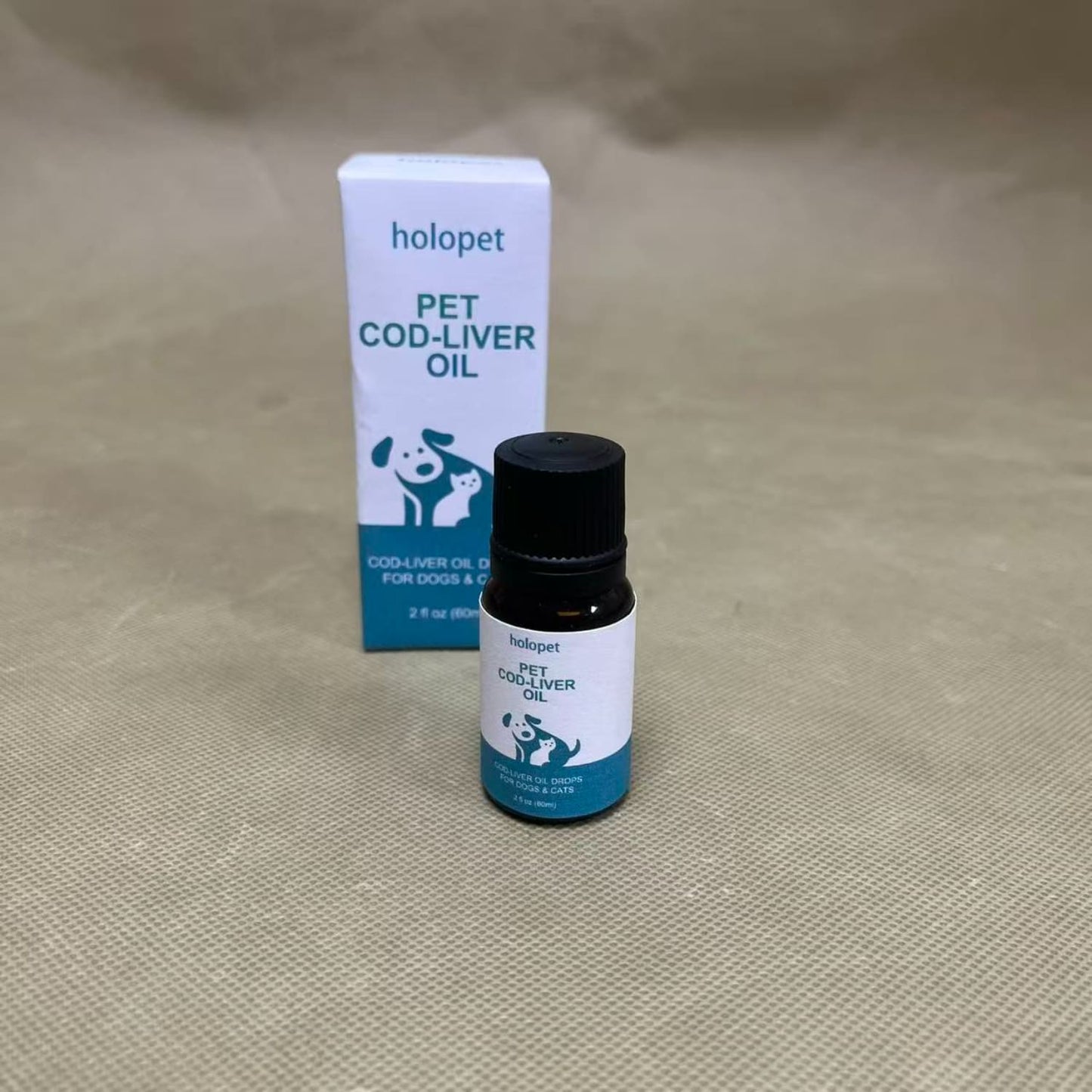 holopet   Cod-liver oil drops,Skin, Joint, Immune & Heart Health - Liquid Supplement