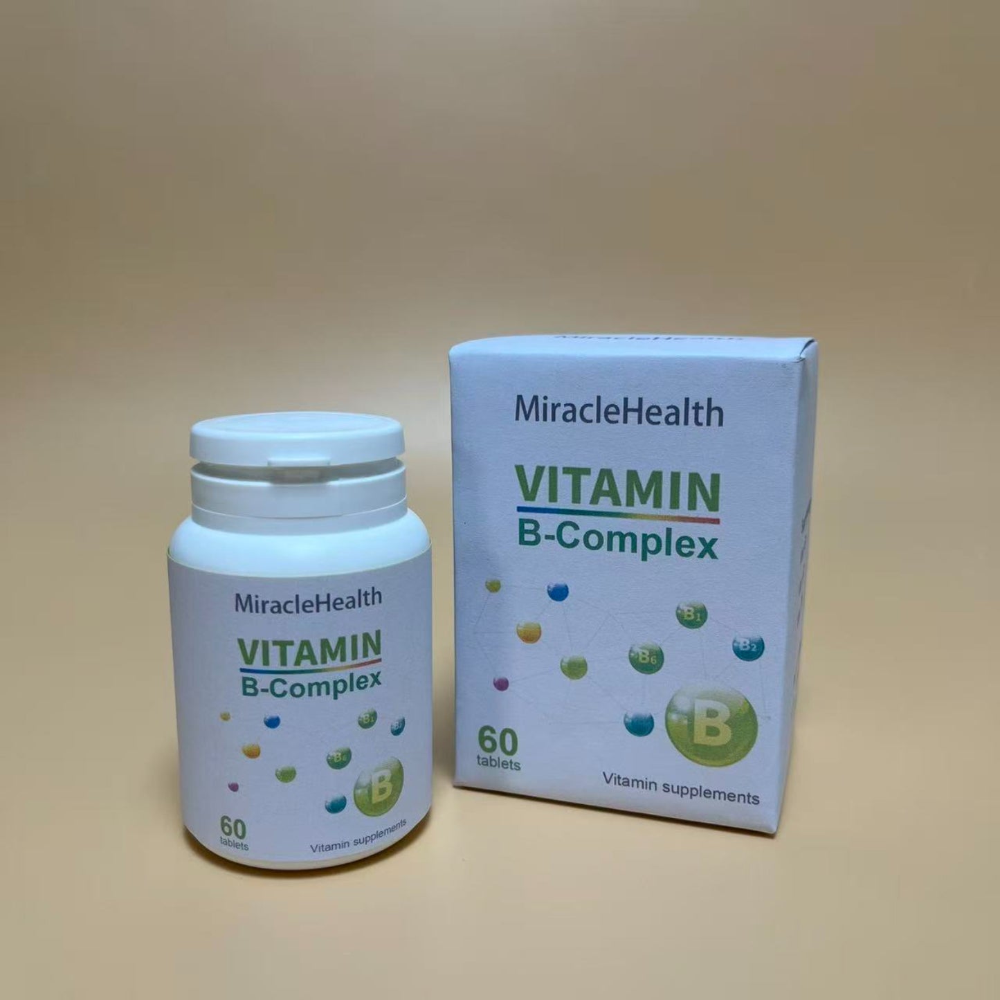 MiracleHealth   Vitamin supplements,B Vitamins Supplement to Support Neurological Health, Cardiovascular Health