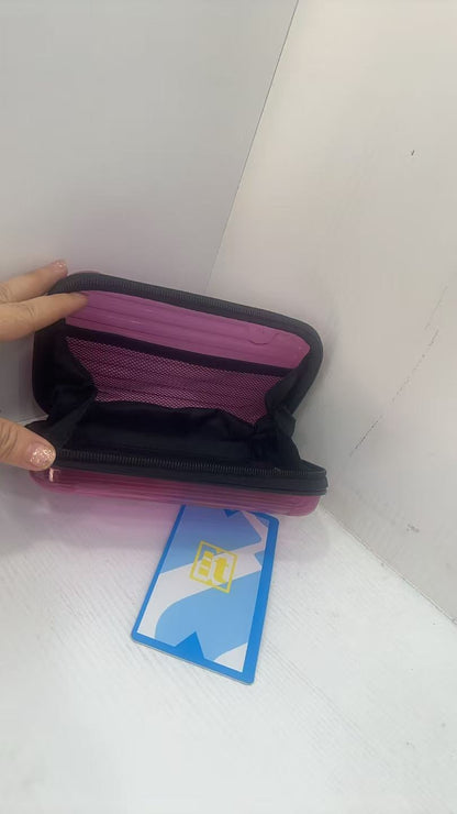 Empty cosmetic cases, Double Zippers Hard Zipper, Used for Storing Snacks Makeup Tools and Toiletries