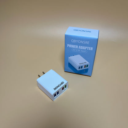 QBYONSRE   Power adapters ,USB Wall Charger, Charger Adapter, Fast and Convenient Charging