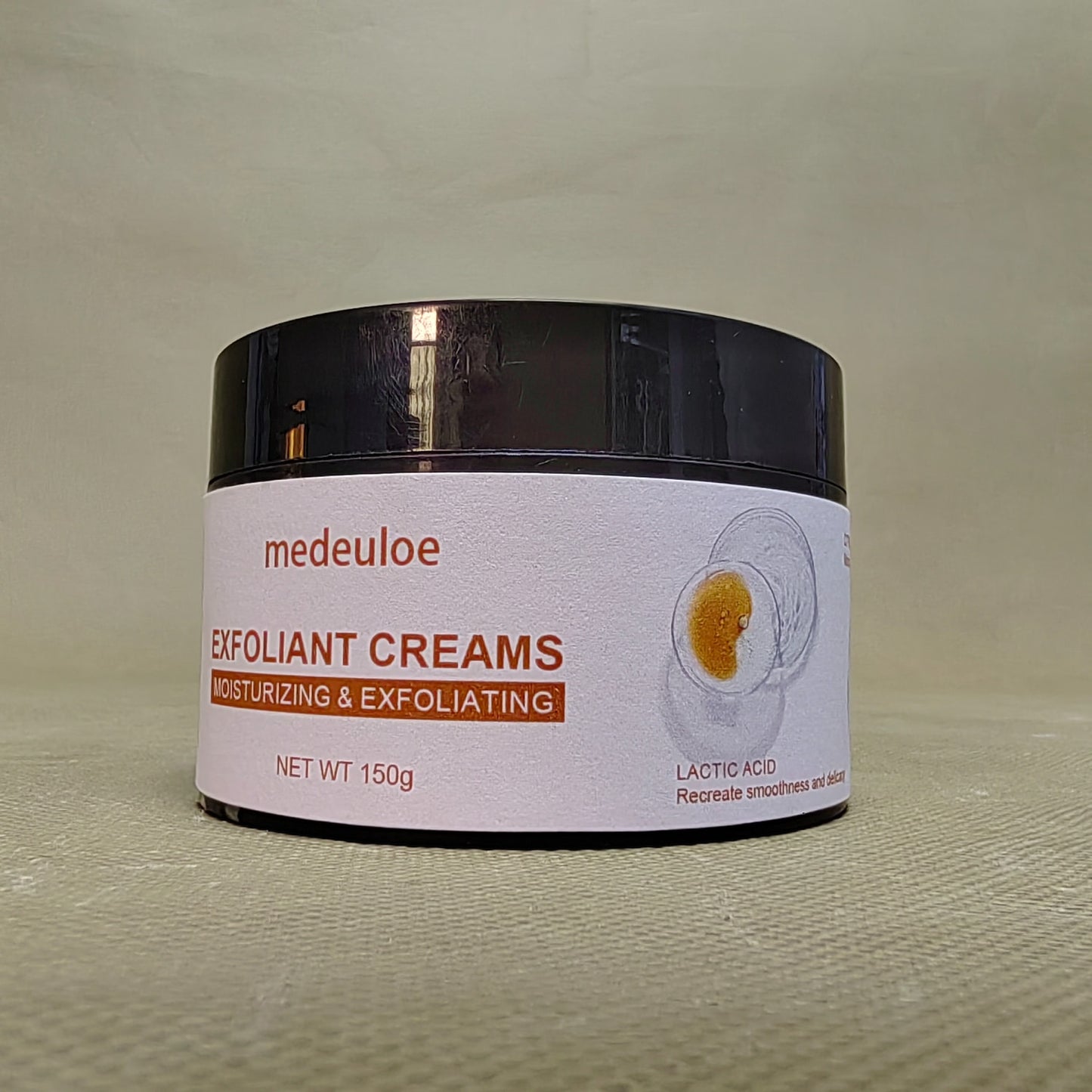 medeuloe  Exfoliant creams,Gently Exfoliates, Refines Skin Texture, Lightweight Cream for All Skin Types