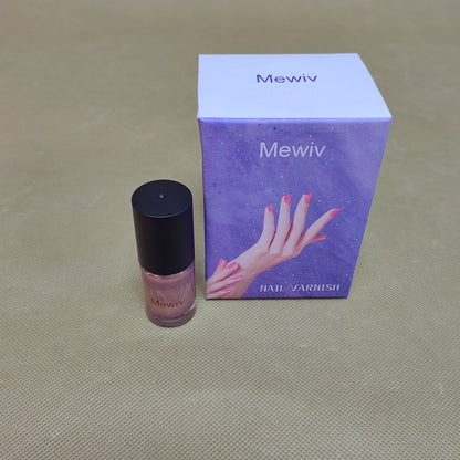 Mewiv  nail varnish,uick Drying Light Pink Nail Polish, Fast Drying and Long Lasting Color Nail Art DIY