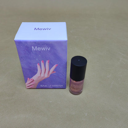 Mewiv  nail varnish,uick Drying Light Pink Nail Polish, Fast Drying and Long Lasting Color Nail Art DIY