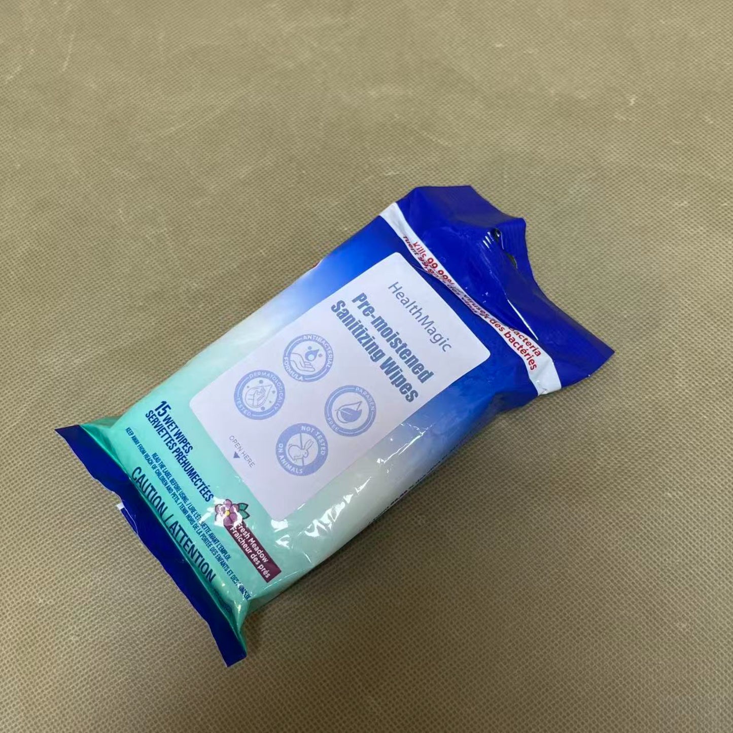 HealthMagic  Sanitizing wipes,-Professional Cleaning Wipe, Multi-Surface,For Kitchen, Restaurant Tables, Glass