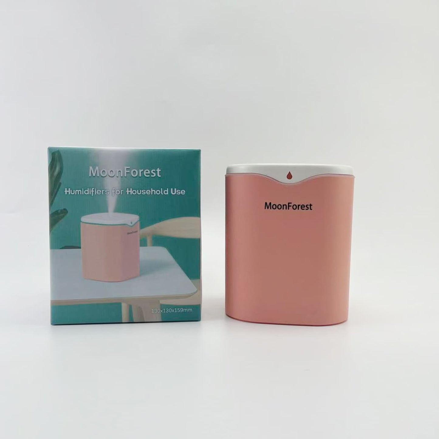 MoonForest  Humidifiers for household purposes, Portable Mini Humidifiers,  Quiet USB Personal Desktop Humidifier, Small Humidifiers