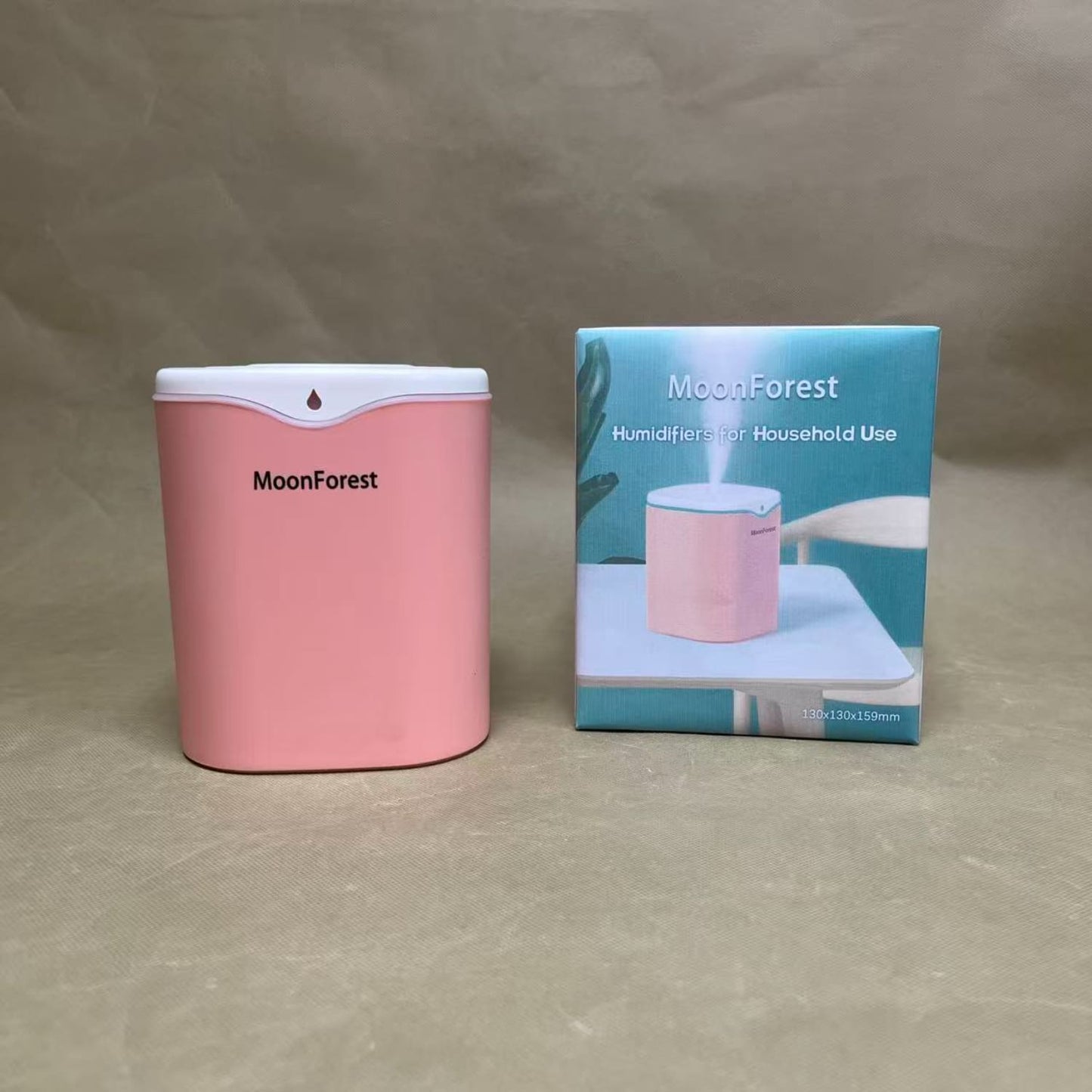 MoonForest  Humidifiers for household purposes, Portable Mini Humidifiers,  Quiet USB Personal Desktop Humidifier, Small Humidifiers