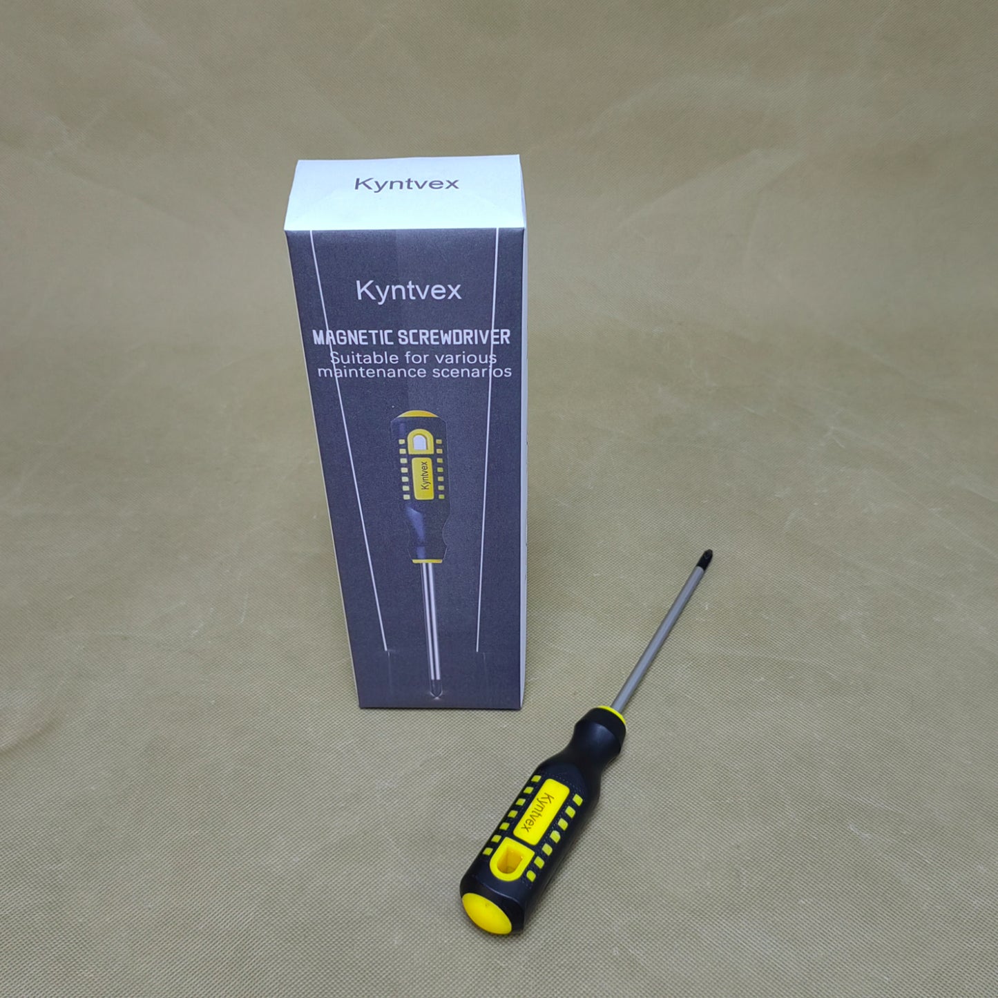 Kyntvex Hand tools, screwdrivers ,Magnetic Screwdriver,Non-slip Handle Screw Driver, for Home, Furniture, Automotive, Garden Use