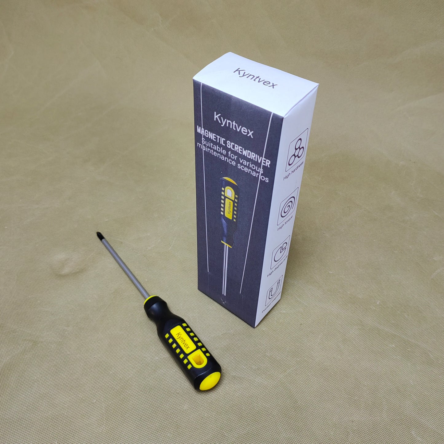 Kyntvex Hand tools, screwdrivers ,Magnetic Screwdriver,Non-slip Handle Screw Driver, for Home, Furniture, Automotive, Garden Use