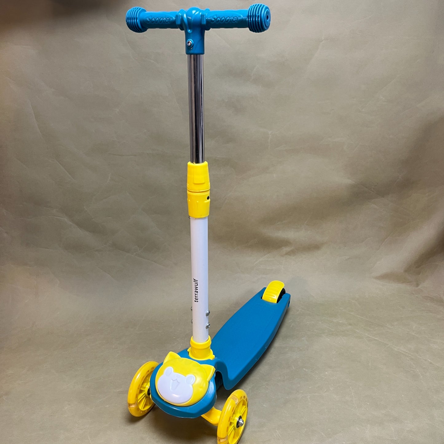 terrawulf   Push scooters for children,Mini 3-Wheel Kids Scooter , Adjustable Handlebar