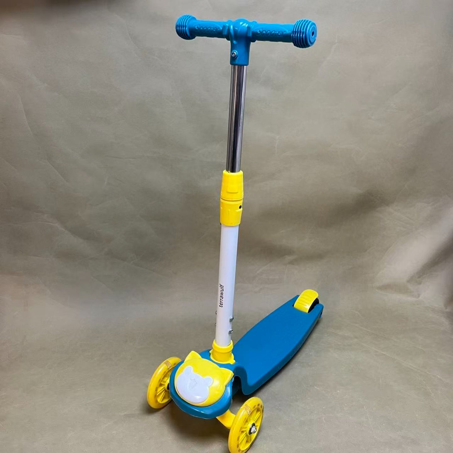 terrawulf   Push scooters for children,Mini 3-Wheel Kids Scooter , Adjustable Handlebar