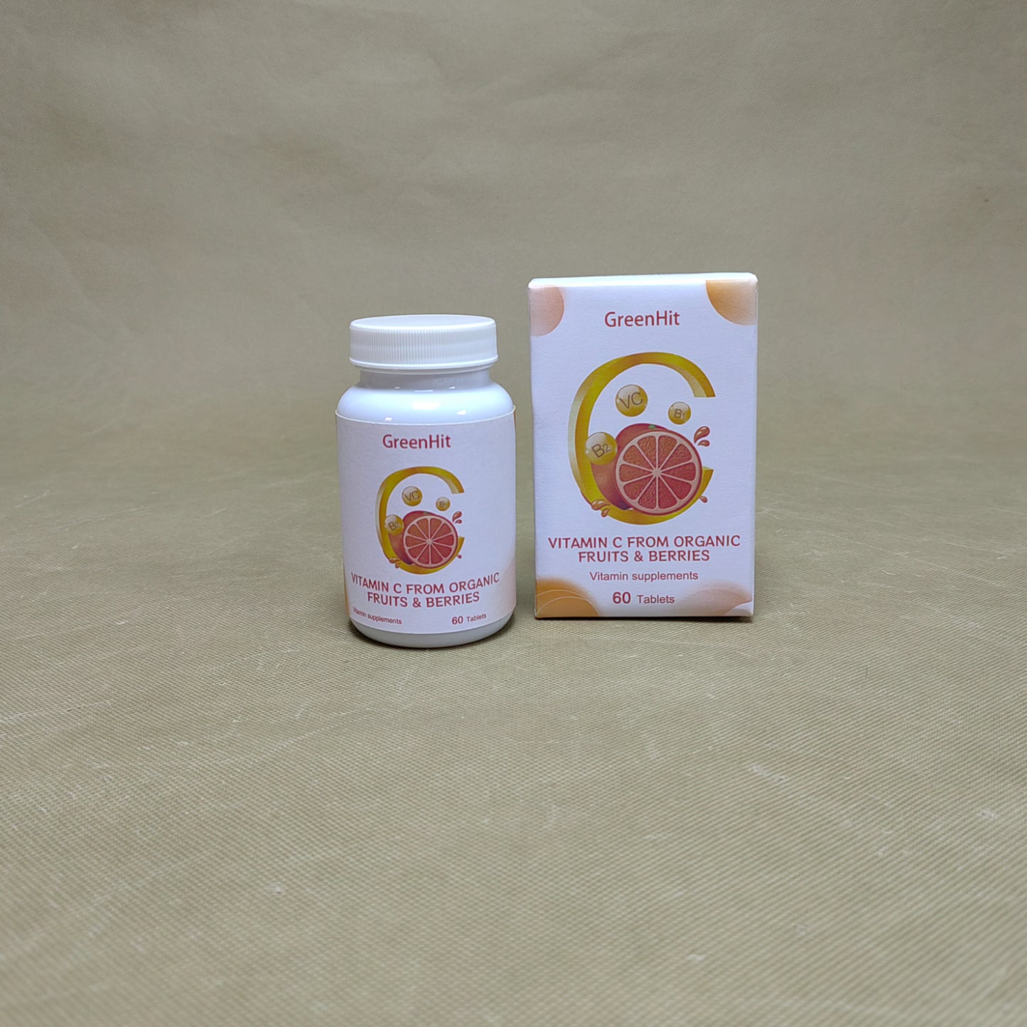 GreenHit   Vitamin supplements, Supports Immune Health, Collagen Formation & Stomach Comfort,Non-GMO & Gluten-Free