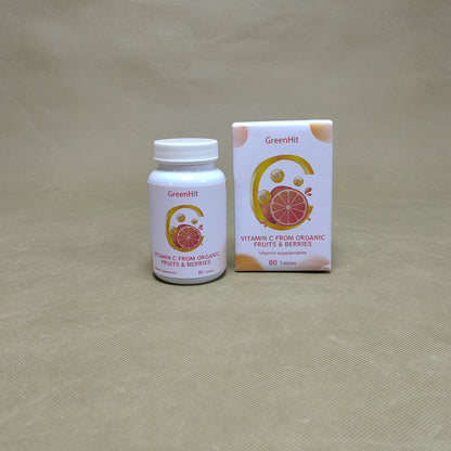 GreenHit   Vitamin supplements, Supports Immune Health, Collagen Formation & Stomach Comfort,Non-GMO & Gluten-Free