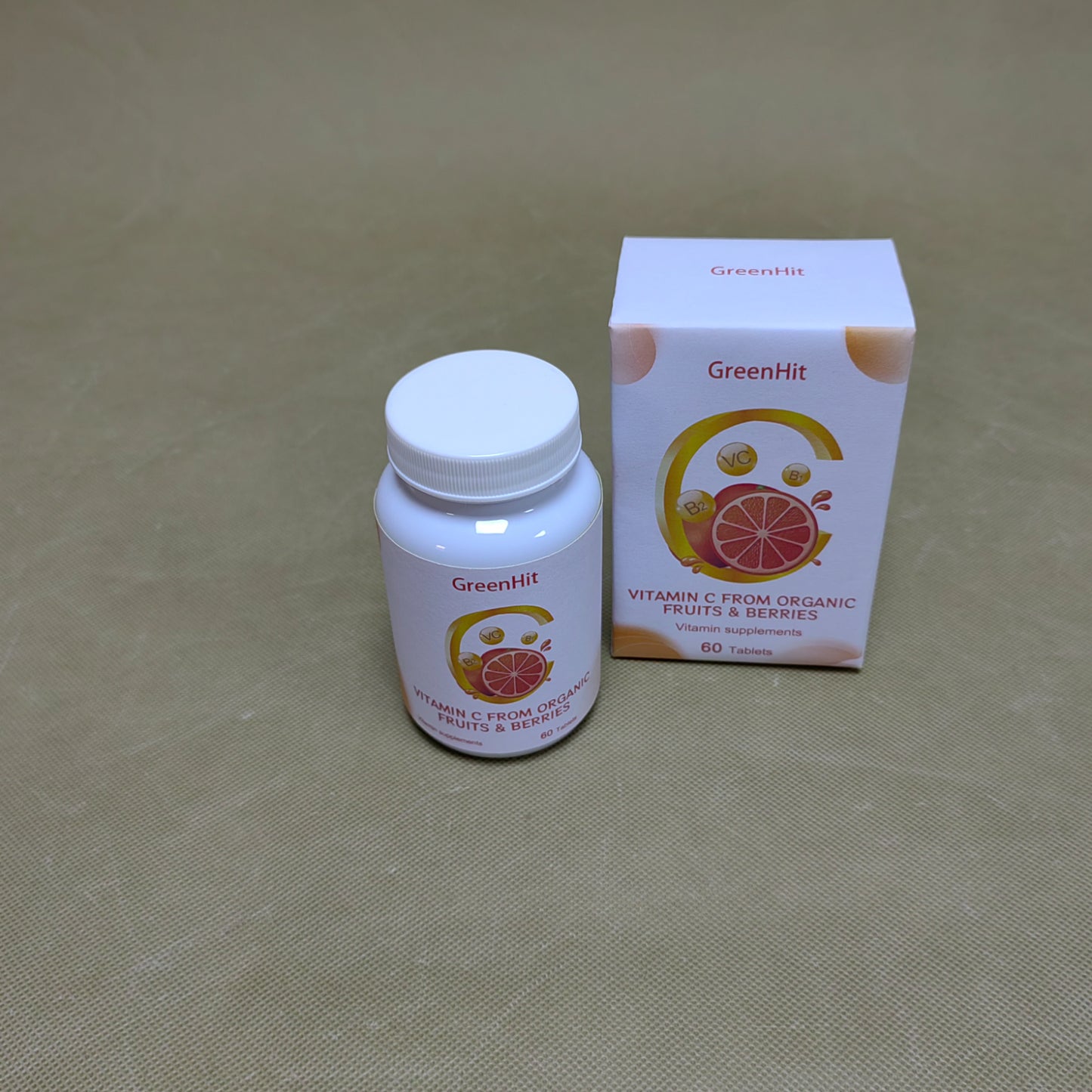 GreenHit   Vitamin supplements, Supports Immune Health, Collagen Formation & Stomach Comfort,Non-GMO & Gluten-Free