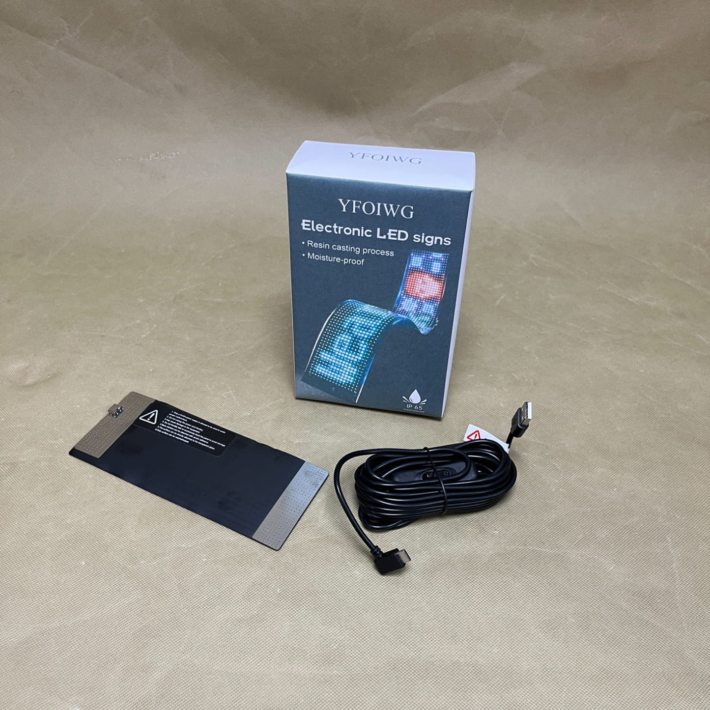 YFOIWG    Electronic LED signs  ,Programmable LED Scrolling Sign ,Perfect for Business Advertising & Car Displays