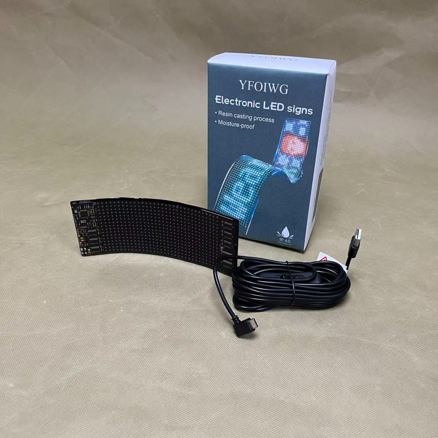 YFOIWG    Electronic LED signs  ,Programmable LED Scrolling Sign ,Perfect for Business Advertising & Car Displays