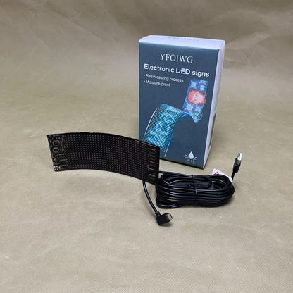 YFOIWG    Electronic LED signs  ,Programmable LED Scrolling Sign ,Perfect for Business Advertising & Car Displays
