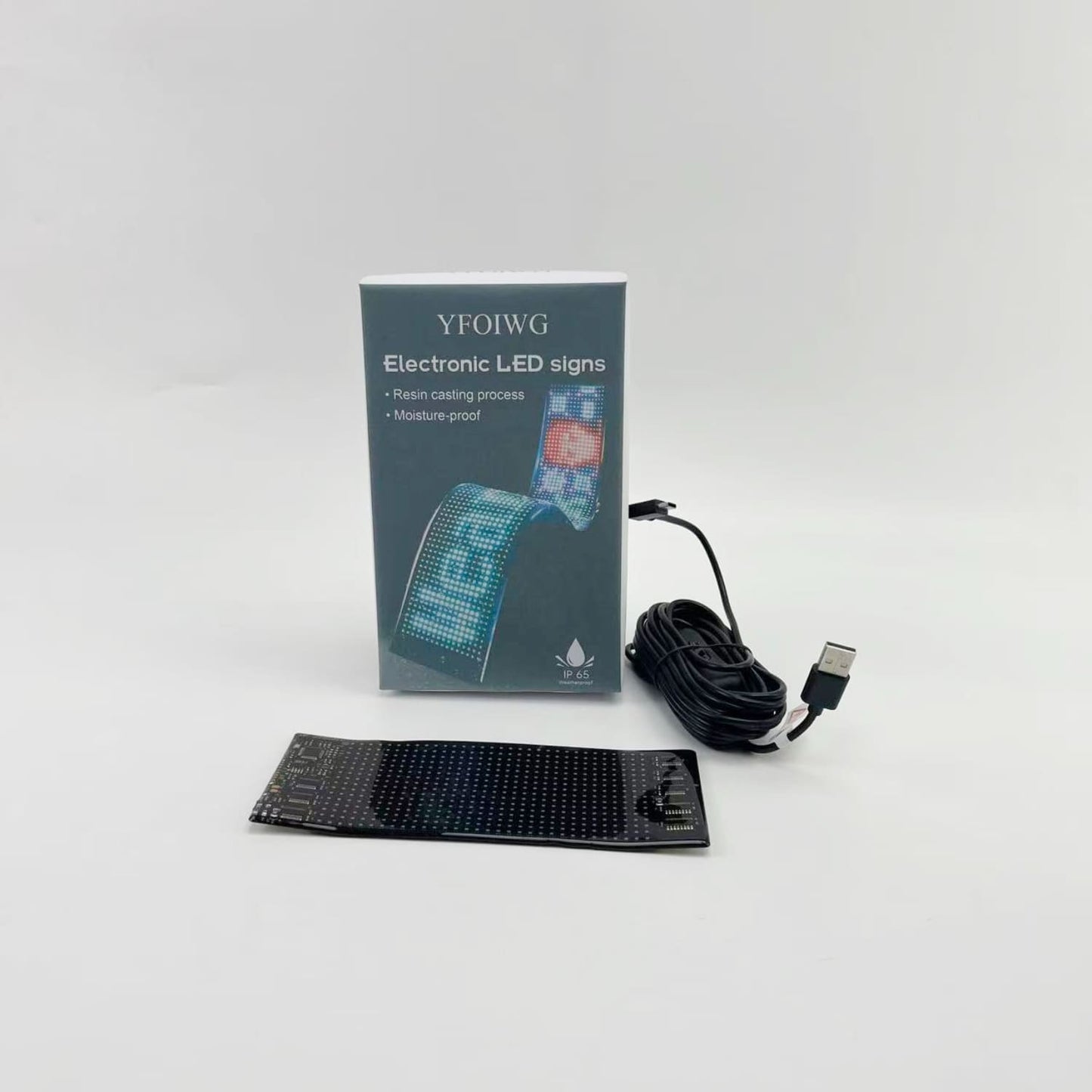 YFOIWG    Electronic LED signs  ,Programmable LED Scrolling Sign ,Perfect for Business Advertising & Car Displays